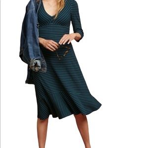 Anthropologie Maeve Flores Striped Dress.